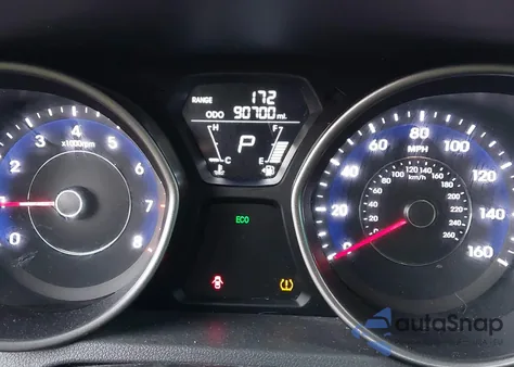 2013 Hyundai Elantra Gls z USA, uszkodzony, nr VIN 5NPDH4AE4DH423992